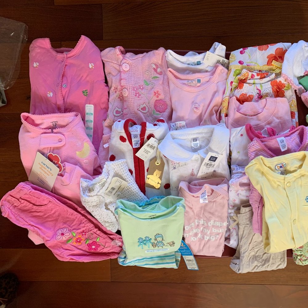 Girls Size 3 -12 Mos, 29-Item Bundle